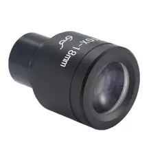 Широкое поле WF10X окуляр поле вид 18 мм для Биологический микроскоп оптический объектив окуляр с шкалой сетки