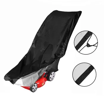 

Polyester Lawn Mower Cover Waterproof Weather UV Protector for Push Mowers Universal Fit Shade Garden Supplies High Quality