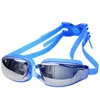 Summer Adult Swimming Goggles Myopia Anti Fog Prescription Professional Waterproof Diopter Diving Glasses -1.5 To -8.0 4