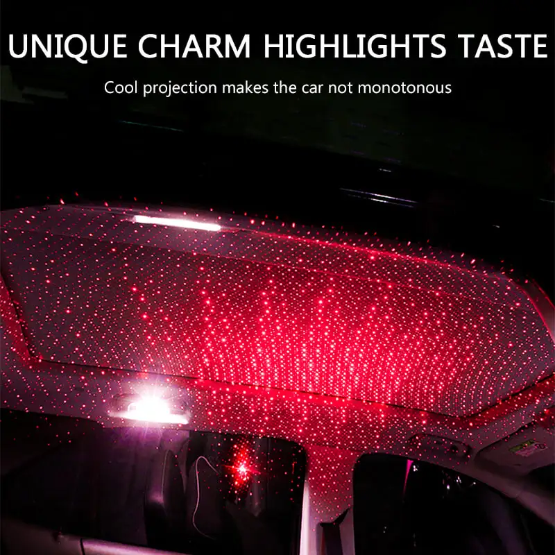 Автомобильная крыша потолок окружающий декоративный звездный свет DJ красочная музыкальная лампа пульт дистанционного голосового управления прожектор USB светодиодный световой стиль