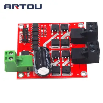 

2 Channel CH Dual H-bridge DC Motor Driver Module Positive / Negative Rotate PWM Regulation Optocoupler Isolation L298 7A 160W