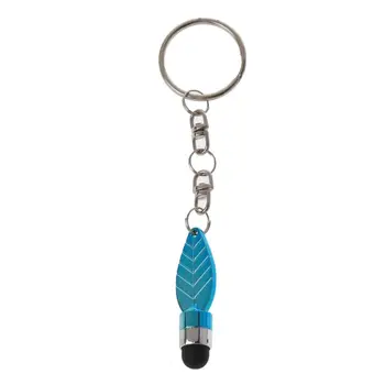 

1PC Universal Plastic Capacitive Touch Screen Stylus Pen Touch Pen Keychain for Tablet PC Pad Phone Leaves Pen