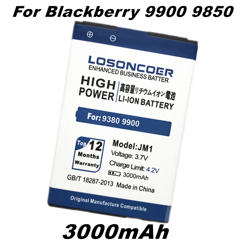 LOSONCOER 3000mAh J-M1 JM1 JM-1 Аккумулятор для Blackberry 9380 9850 9860 9790 9930 9900 аккумулятор | Мобильные