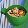 3 Pcs/set Mini Bird Parrot Food Water Bowl Feeder Plastic Pigeons Birds Cage Sand Cup Feeding Holder  Bird Feeder ► Photo 2/6