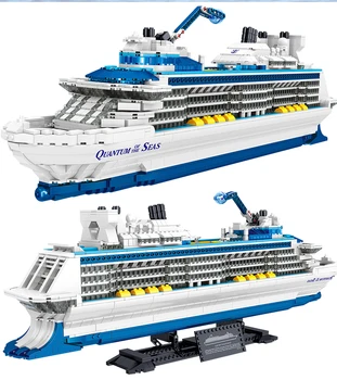 

2428pcs Technic Experts Design Static Building Blocks Luxury Large Cruise Ship Series Assembly Model Toy Children Birthday Gifts