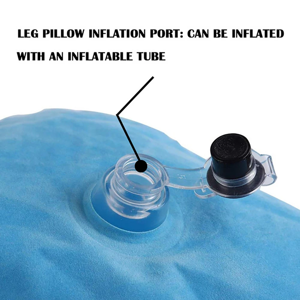 Portable Inflatable Foot Leg Pillow Cushion Pad Foot Rest Family Office Footrest Travel Airplane Sleeping Pillows