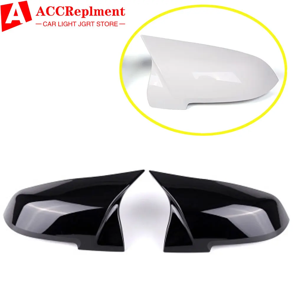 Крышка зеркала заднего вида для BMW 5 Series F10 6 F06 F12 7 F01 F02 белый/черный ABS 2014 2016|Зеркала