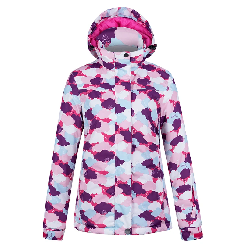 Ski Jacket Women Purple Color Snow Jacket Snowboard Jacket Women Waterproof Windproof Winter