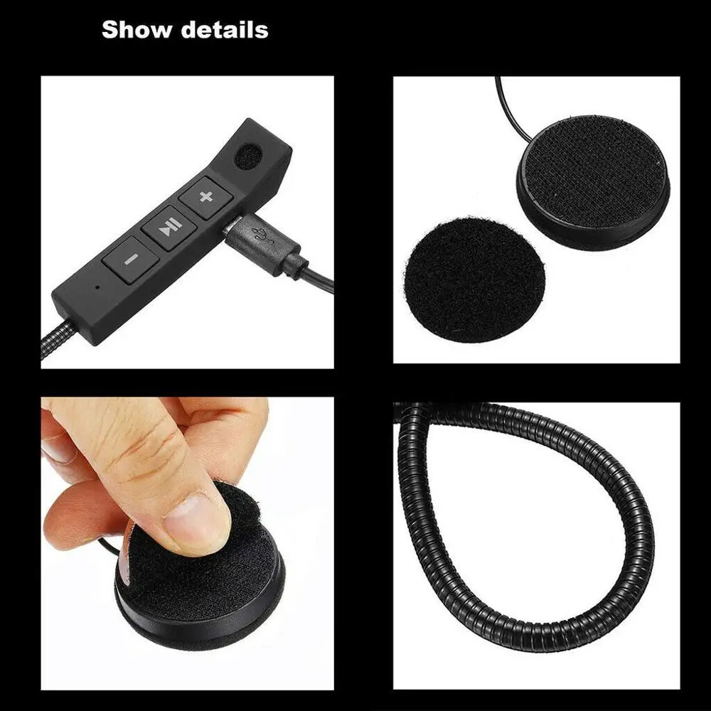 Мото шлем Bluetooth 5 0 Гарнитура Анти помехи для мотоциклетного шлема верховой езды