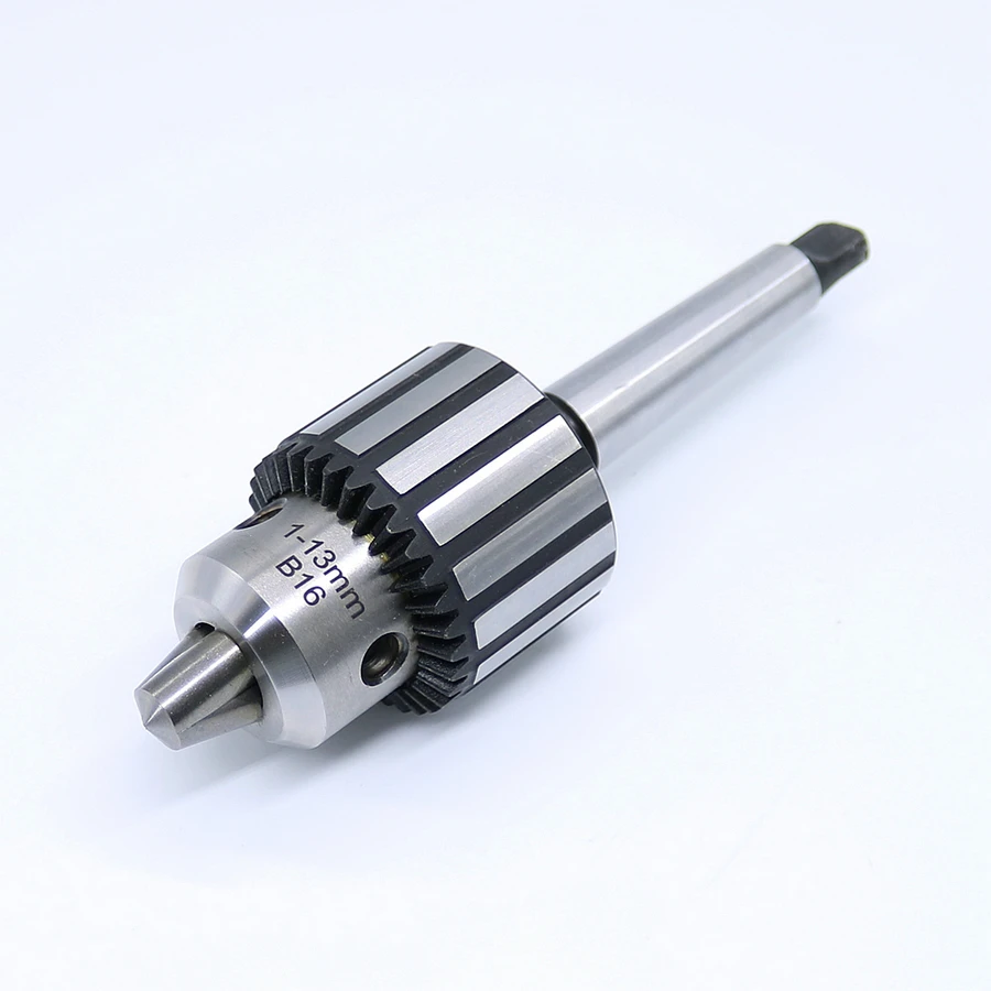 cheap!!!- Carbide Steel MT2 B16/1-13mm Arbor Lathe Self Tighten Taper
Shank Drill Chuck