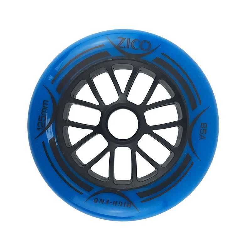 6 Pcs / Lot Skate Roller Speed Inline Skates Wheels 125 mm 85A Race Skating Wheels For Kids Adult Powerslide Speed Patines