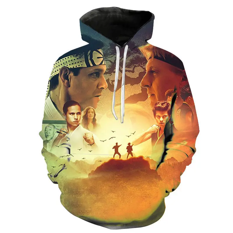 

Spring And Fall Hoodies Fashion Cobra Kai Men Women Children 3D Printed Sweatshirt Pullover Boy Girl Kids Streetwear Casual Coat