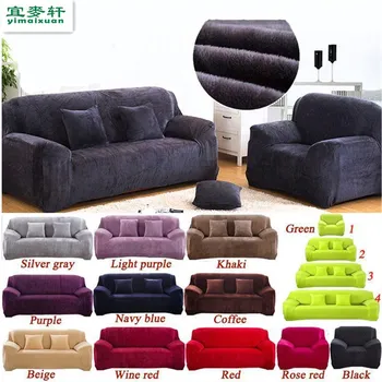 

Super Soft Stretch Thick Plush Sofa Slipcover Couch Covers Retro Recliner Sofa Cover Home Party Living Room Decoration 13 Colors