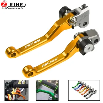 

Motorcycle Accessories Adjustable Dirt Bike Pivot Brake Clutch Levers Motorbike Parts For SUZUKI RMZ250 RMZ 250 2005 2006
