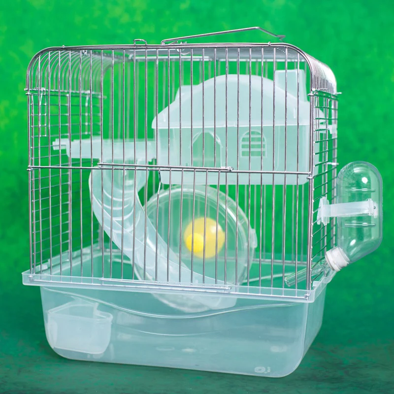 Hamster Chinchilla House Guinea Pig Two Layers Cage Small Pet Nest with