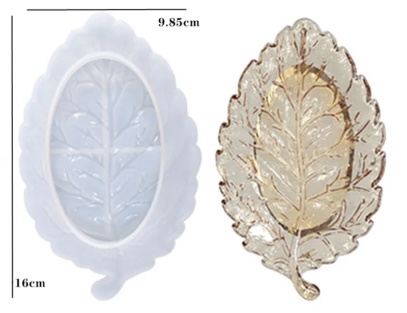 DIY Crystal Silicone Mold - Three-Layer Decorative Fruit and Tea Plate