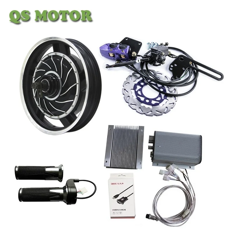 

QS273 3000W 72V V3 17inch Electric Motorcycle QSMotor Conversion Kit