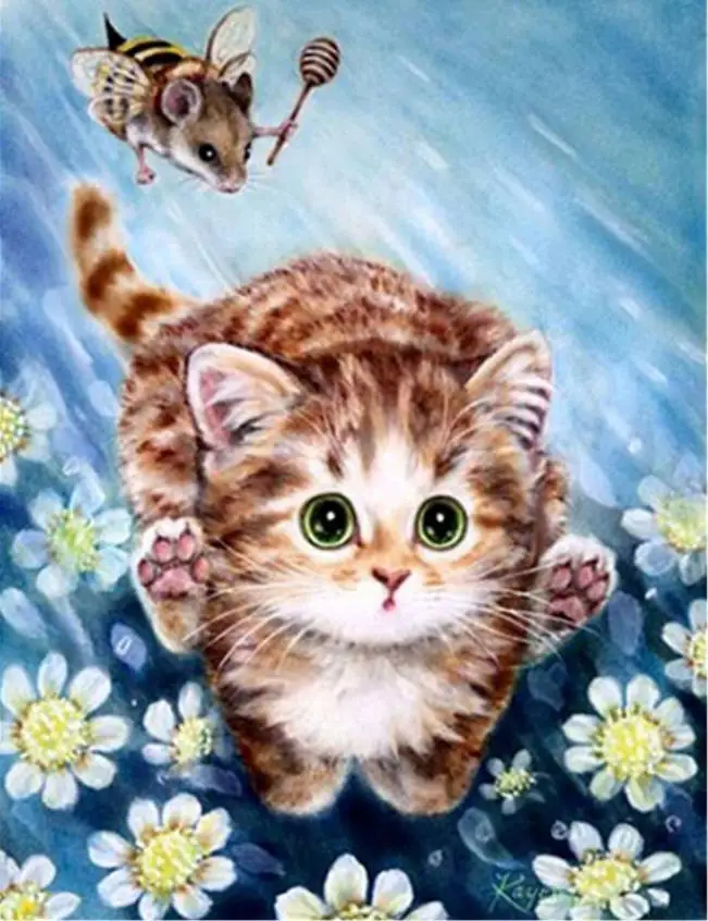 Алмазная живопись алмазная вышивка 5d полноразмерная картина сделай сам животные