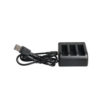 

For GoPro Fusion Baterry Charge Holder 3 Battery Port 5V/ 2.1 A Micro USB ChargerAction Camera Battery Charger Station