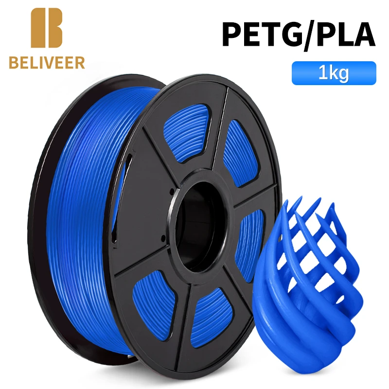 pla abs tpu Muti-Color PLA PETG SILK Filament 1.75MM 1KG Suitable For All Types Of FDM3D Printers Accuracy Dimension +/-0.02MM VacummPacking abs plastic 3d printer