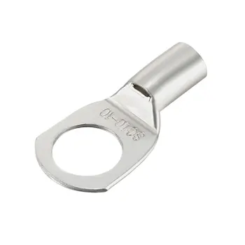 

uxcell 20Pcs SC10-10 Non-Insulated U-Type Copper Crimp Terminals 10mm2 Wire Connector Silver Tone