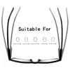 Turezing Classic Spring Hinge  Black Reading Glasses for Men and Women HD Eyeglasses Diopter +0.5+1.0+2.0+3.0+4.0+5.0+6.0 6