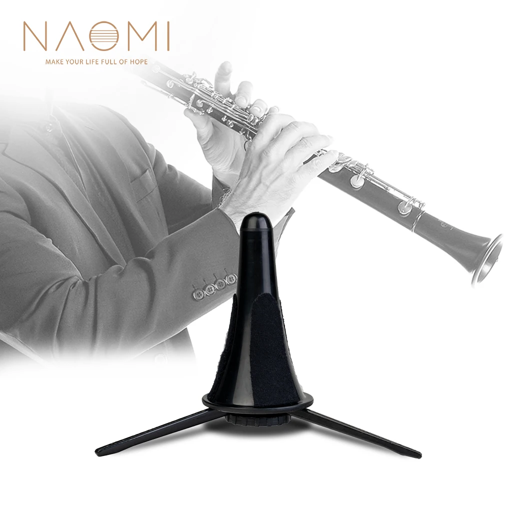 Soporte de Clarinete para instrumentos de viento de madera, trípode de descanso para clarinete