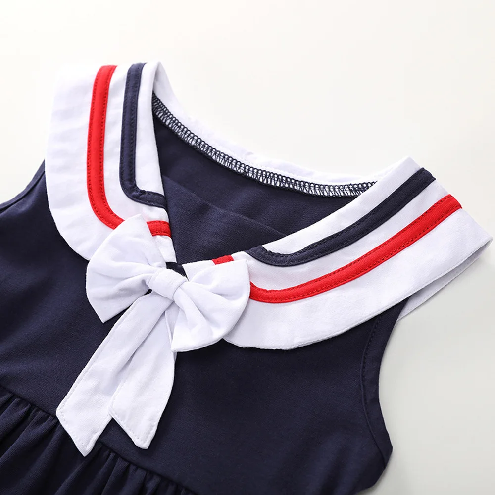 Детское платье принцессы welaken детская одежда без рукавов Детские платья для