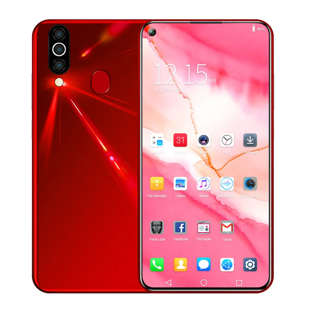 Смартфон оптом M 40 четырехъядерный 6,6 дюймов HD камера Android 6,1 2G+ 32G gps 3g мобильный телефон для звонков Великобритания лучший подарок
