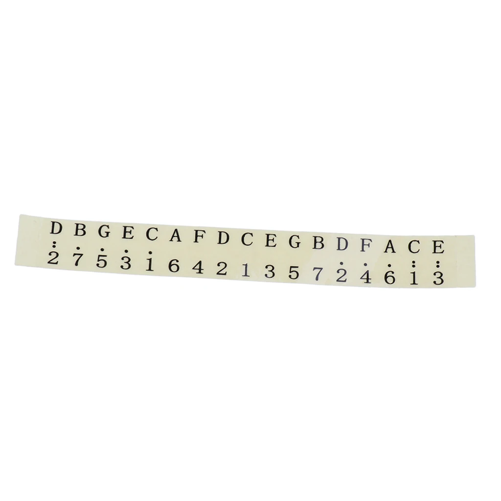

Musical Scale Sticker Key Sticker for Kalimba Thumb Piano Finger Percussion