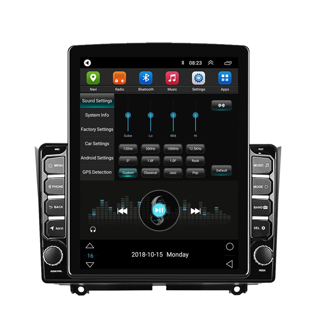 Автомобильный мультимедийный плеер Eastereggs 2Din экран 9 7 дюйма Tesla Android 8 1