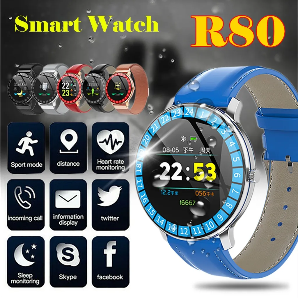

CARPRIE 2019 New Smart Watch Fashion Android iOS Sports Fitness Calorie Wristband Wear Smart Watch Aug23