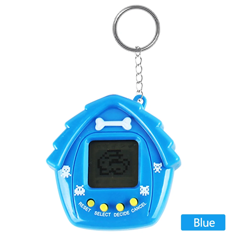 New Electronic Pet House Shape Tamagotchi Pixel Funny Play Kids Gift 90S Nostalgic 168 Pets In One Virtual Cyber Digital Pet Toy 