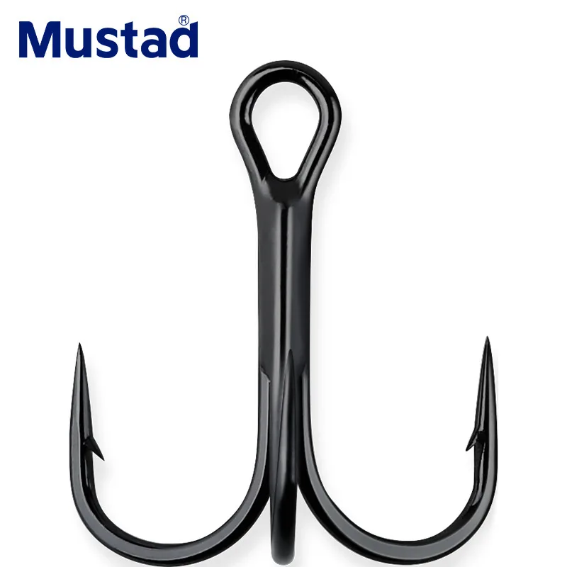 Крючок mustad TR78NP-BN с круглым дном двойной крепкий три крючка толстый высокопрочный тройной Якорный крючок дорожный крючок