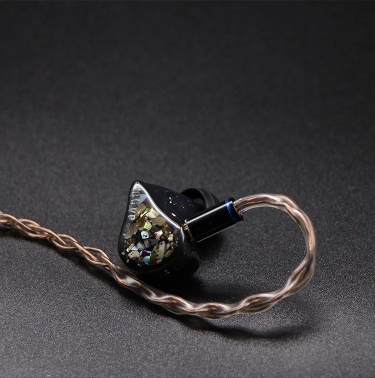 BGVP HIFI наушники ArtMagic DH3 2 сбалансированные арматуры 1 Динамический драйвер настраиваемые в ухо Мониторы MMCX интерфейс