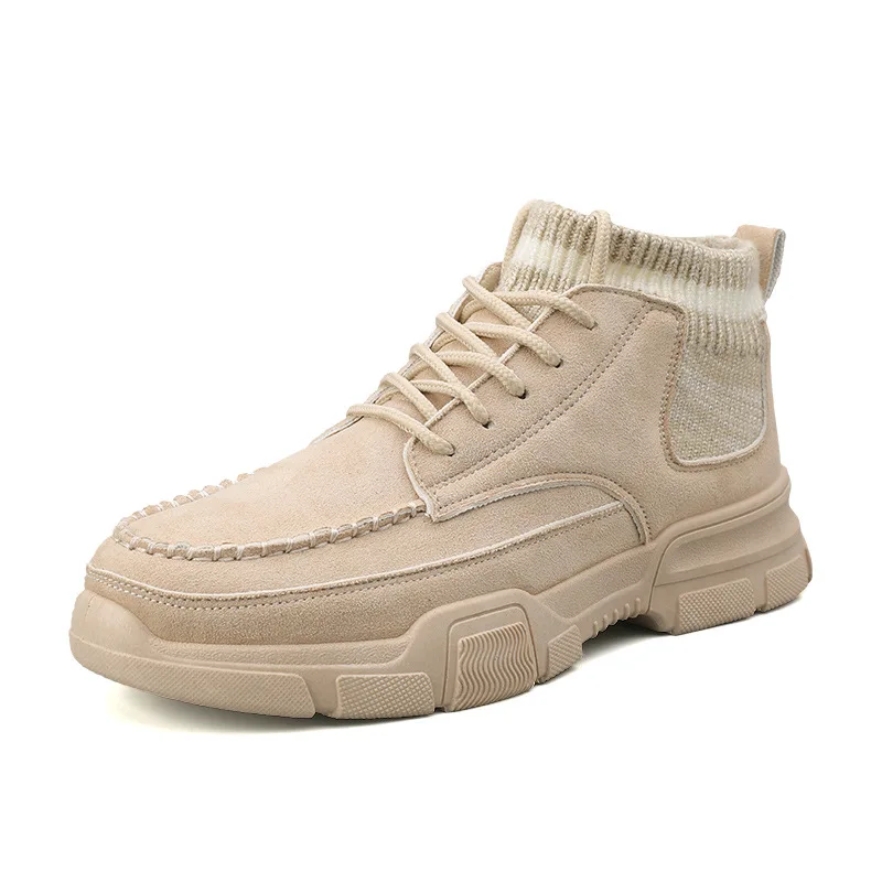 Hohner Men's Casual All-around Socks Shoes New Warm Snow Boots Proof Boots Waterproof Men's Boots Boots Safety Snow Boots