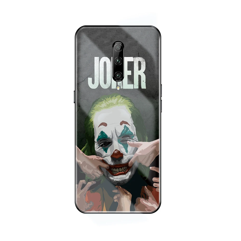 Для OnePlus 7 Чехол из закаленного стекла Joker чехол для OnePlus 7T OnePlus 6 6t 7 pro 1+ 5T DIY стеклянный чехол - Цвет: 1020