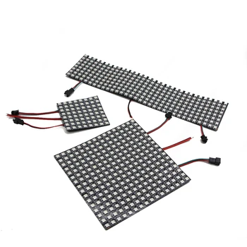 

8x8/16x16/8x32 WS2812B 256 Pixels panel Individually addressable ws2812 led Flexible Screen Matrix light 5V strip Module light