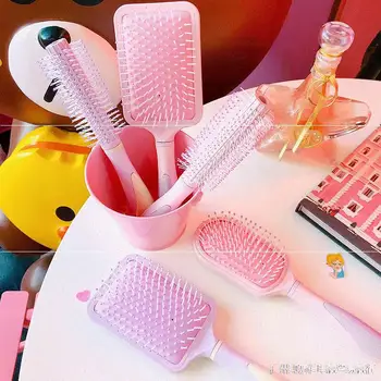 

Cute Japanese Korean Air Bag Massage Combs Air Cushion Comb Anti-static Students GIRL'S Long Hair Hair Brush Household Small Com