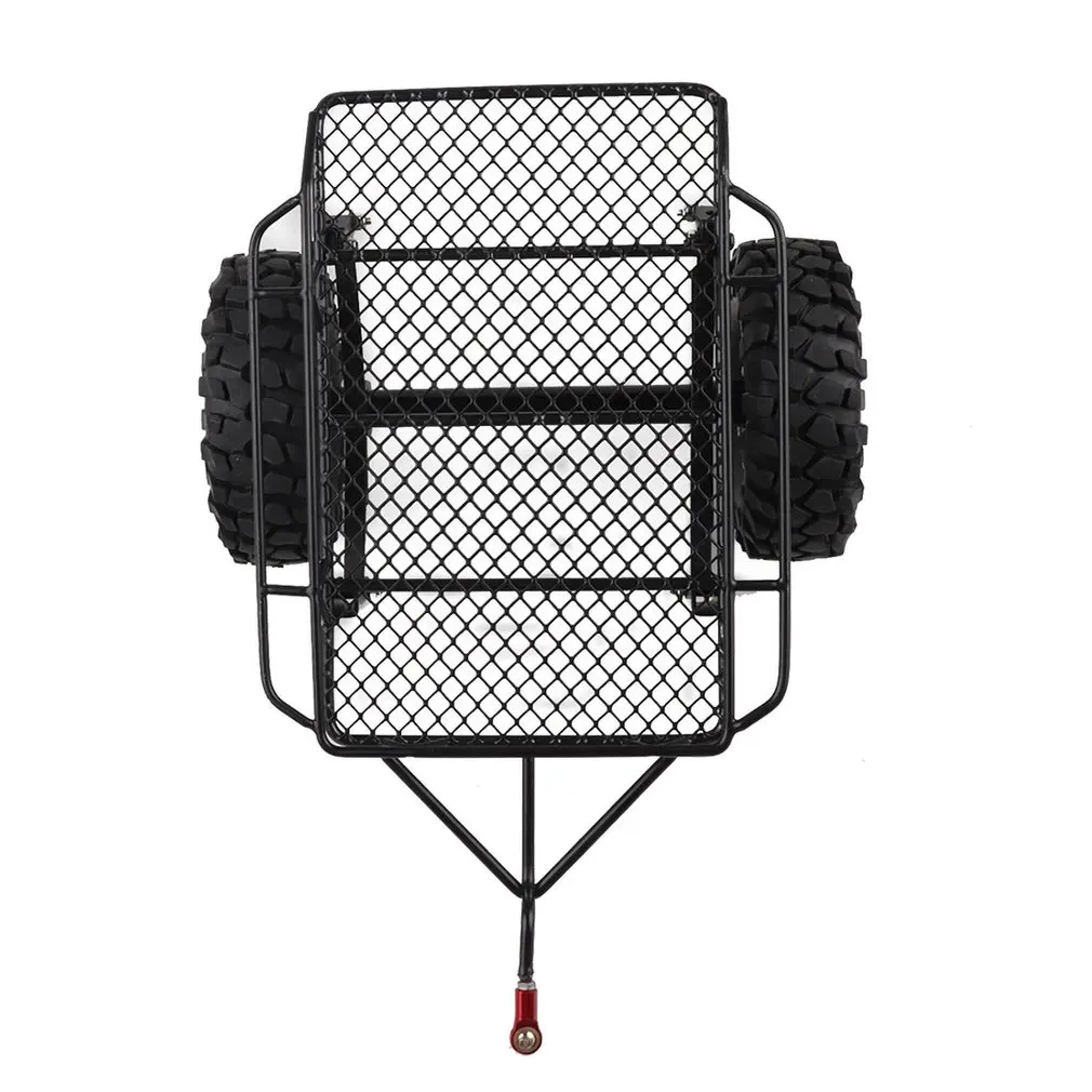 

Metal Drag Hitch Mount Tow Trailer Bucket Vehicle Model Accessories Children Toys Trailer For 1/10 RC Car D90 SCX10 CC01 TRX-4