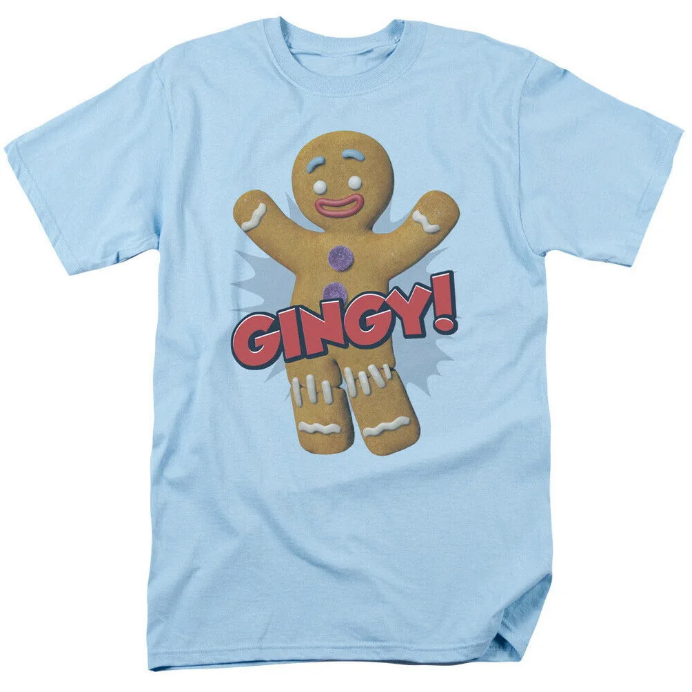 Shrek Movie Gingy Лицензированная взрослая футболка 52Nd 30Th 40Th 50Th Birthday |