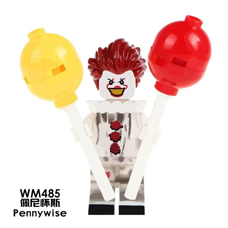Одиночная распродажа модели супер героев клоун Pennywise Рик Морти дикий Дэдпул