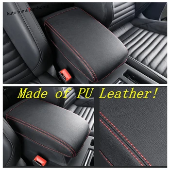 

Yimaautotrims Center Console Armrest Box PU Leather Trim Protective Holster Cover Pad Mat For Volkswagen Passat B8 2016 - 2019