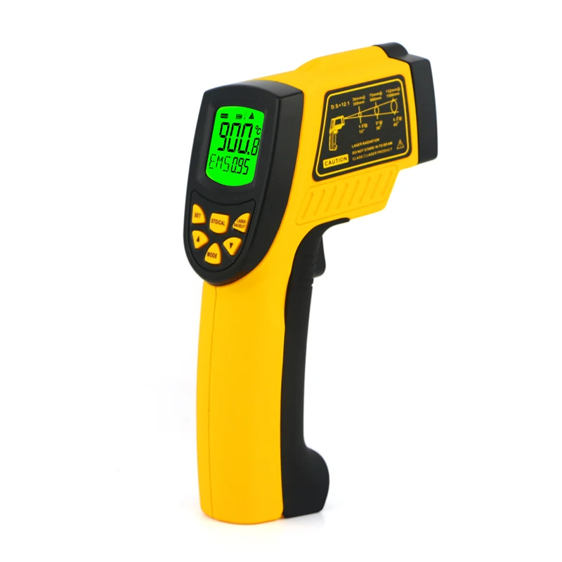 

SMART SENSOR AR862A+ Digital Non-contact IR Infrared Thermometer Minus 50 degrees Celsius to 850 degrees Celsius Thermometer