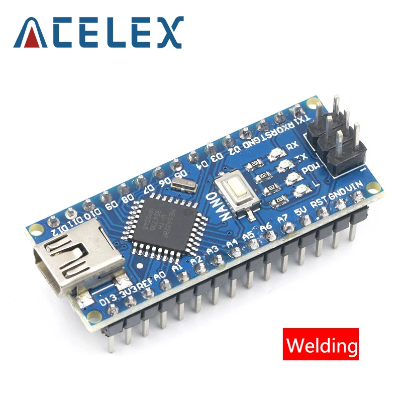 Акция для arduino Nano 3 0 Atmega328 1 шт. контроллер совместимая плата WAVGAT модуль PCB макетная