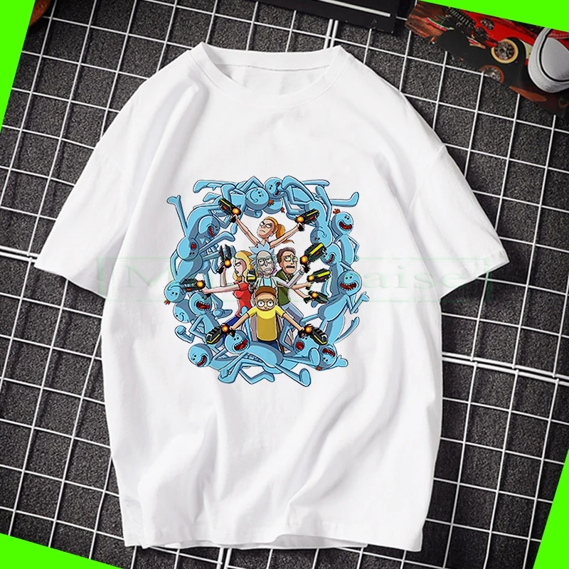 

2020 Man Fashion Tshirts 3D printed Rick Modi T-shirt Summer Anime men and women Short Sleeve Tees O-neck Tops