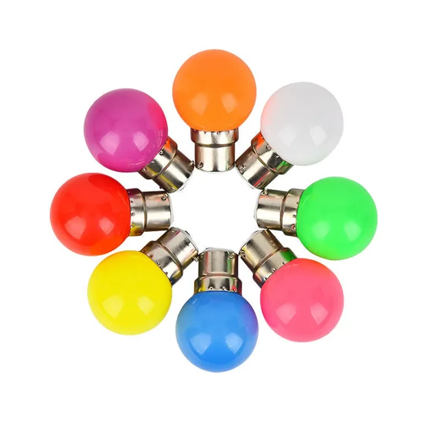 Ampoule LED B22 RGB 1W