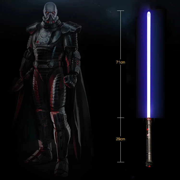Светящийся светильник Saber Force FX светильник saber со звуком светильник saber металлическая рукоять RGB 11 цветов светильник saber детская игрушка светящаяся Лазерная Игрушка - Цвет: BlackHD Blue