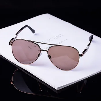 

vazrobe glass sunglasses men oversized sun glasses for man brown crystal lens natural glass anti eye dry UV400