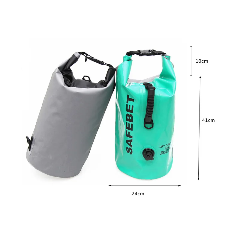 Waterproof Bucket Bag Swimming Rafting Beach Camping Casual Belt Hand Waterproof Bag Customizable PVC New Style